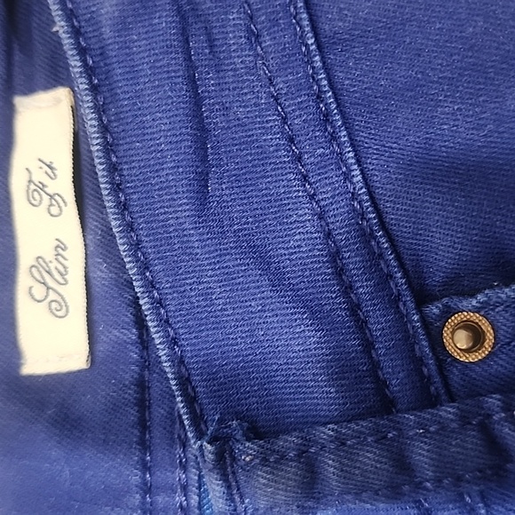 Zara Woman Premium Denim Wear Collection Royal Blue Jeans. 6 - Picture 12 of 16